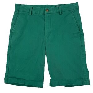 Vineyard Vines Stretch Breaker Shorts Boys Youth Kids 14 Sea Swell Green Golf‎